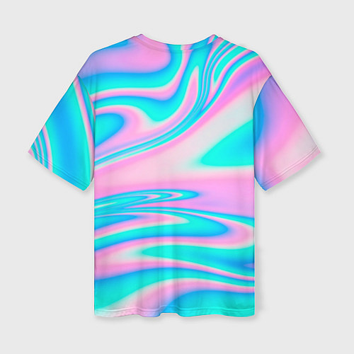 Женская футболка оверсайз Лалафанфан корейская утка / 3D-принт – фото 2