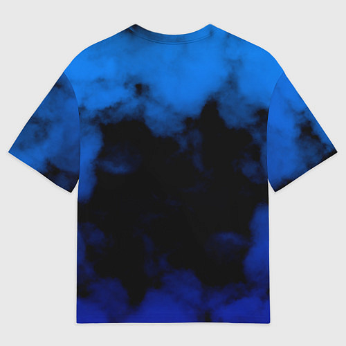 Женская футболка оверсайз Volvo: Облака / 3D-принт – фото 2