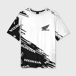 Женская футболка оверсайз Honda sport pattern