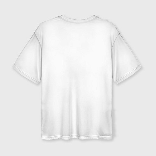 Женская футболка оверсайз Плюшевая любовь навечно Plush love forever / 3D-принт – фото 2