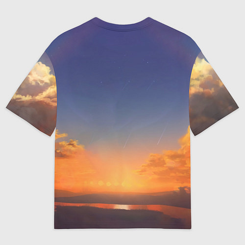 Женская футболка оверсайз Босс Провидец / 3D-принт – фото 2