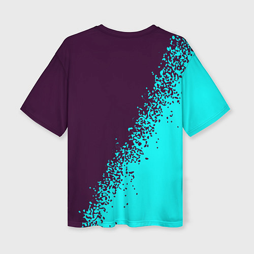 Женская футболка оверсайз ГЕНШИН ИМПАКТ - КРИО Арт / 3D-принт – фото 2