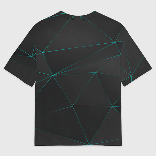 Женская футболка оверсайз LIVERPOOL ЛИВЕРПУЛЬ / 3D-принт – фото 2