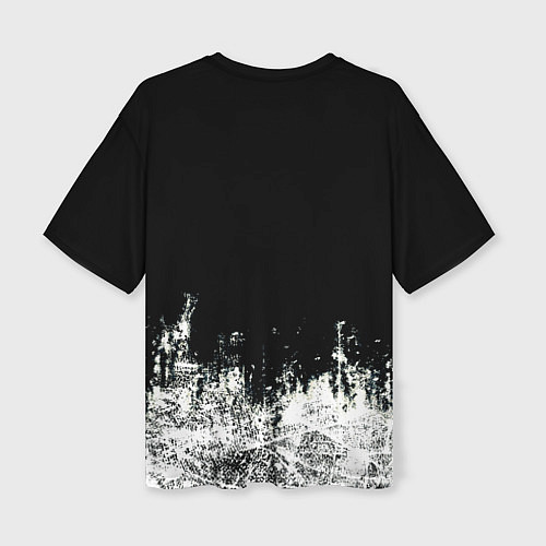 Женская футболка оверсайз Ghostemane Mercury Trash Gang Гостмейн Призрак гра / 3D-принт – фото 2