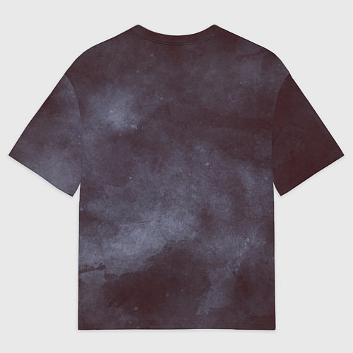 Женская футболка оверсайз Волк воет на луну! / 3D-принт – фото 2