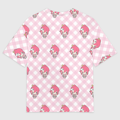 Женская футболка оверсайз Yoko pattern / 3D-принт – фото 2