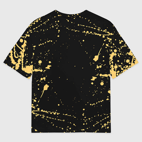 Женская футболка оверсайз Bendy And The Ink Machine heart / 3D-принт – фото 2