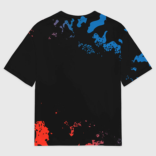 Женская футболка оверсайз BMW BMW - Камуфляж / 3D-принт – фото 2