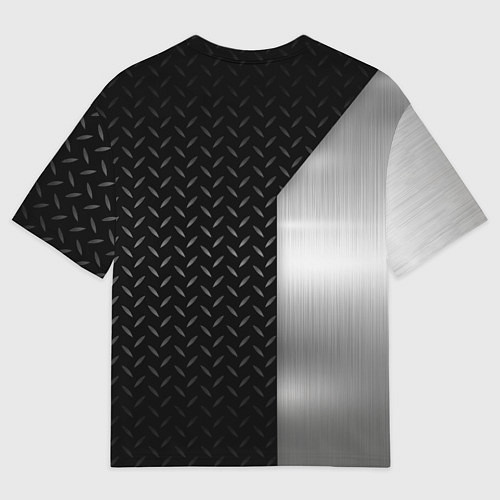 Женская футболка оверсайз YAMAHA СТАЛЬ / 3D-принт – фото 2