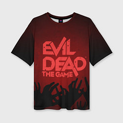 Женская футболка оверсайз Evil Dead The Game