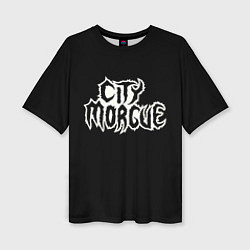 Футболка оверсайз женская City Morgue Logo, цвет: 3D-принт