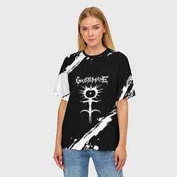 Футболка оверсайз женская Ghostemane trash, цвет: 3D-принт — фото 2