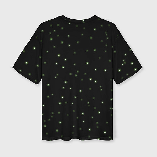 Женская футболка оверсайз Космический защитник - Зеленый Фонарь / 3D-принт – фото 2