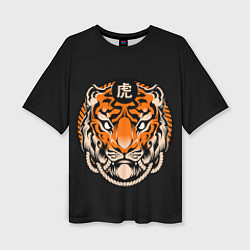 Женская футболка оверсайз Символ тигра