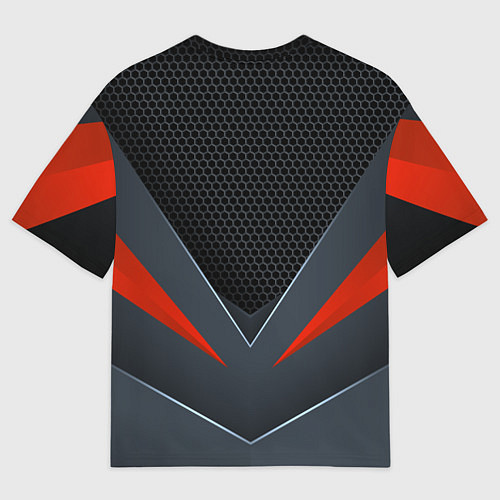 Женская футболка оверсайз YAMAHA ТЕХНОЛОГИЧЕСКАЯ БРОНЯ / 3D-принт – фото 2