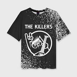 Женская футболка оверсайз The Killers - КОТ - Краска