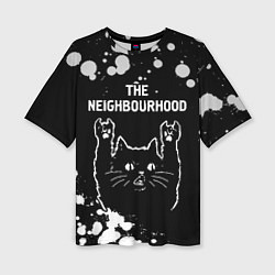 Женская футболка оверсайз The Neighbourhood Rock Cat