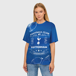 Футболка оверсайз женская Tottenham FC 1, цвет: 3D-принт — фото 2