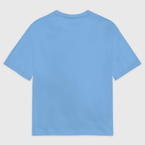 Женская футболка оверсайз Manchester City Манчестер Сити Домашняя форма 2022 / 3D-принт – фото 2