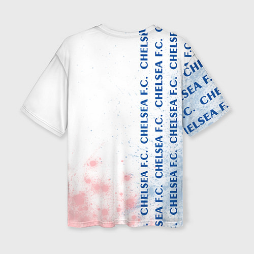 Женская футболка оверсайз CHELSEA Краска / 3D-принт – фото 2