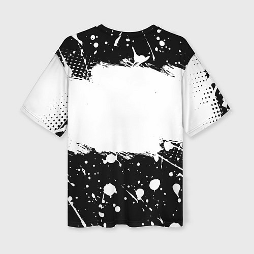 Женская футболка оверсайз Велиал сквад / 3D-принт – фото 2