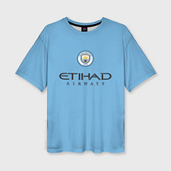 Женская футболка оверсайз Manchester City ФОДЕН Домашняя форма 2223
