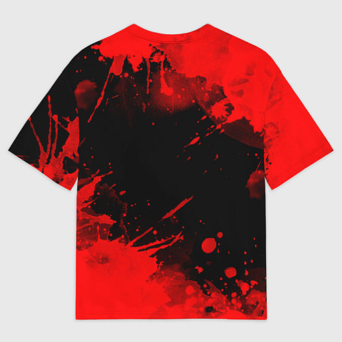 Женская футболка оверсайз КЛЕЙМО ЖЕРТВЫ - BERSERKБЕРСЕРК / 3D-принт – фото 2