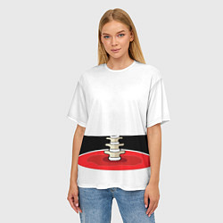 Футболка оверсайз женская Мясная Вырезка, цвет: 3D-принт — фото 2