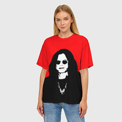 Футболка оверсайз женская OZZY OSBOURNE ОЗЗИ ОСБОРН, цвет: 3D-принт — фото 2