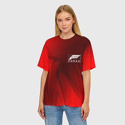 Футболка оверсайз женская FORZA HORIZON - Арт, цвет: 3D-принт — фото 2