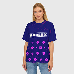 Футболка оверсайз женская ROBLOX Гранж, цвет: 3D-принт — фото 2