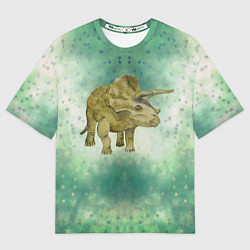 Футболка оверсайз женская Динозавр Dino, цвет: 3D-принт