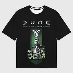 Женская футболка оверсайз Dune: Spice Wars фракция атрейдесы