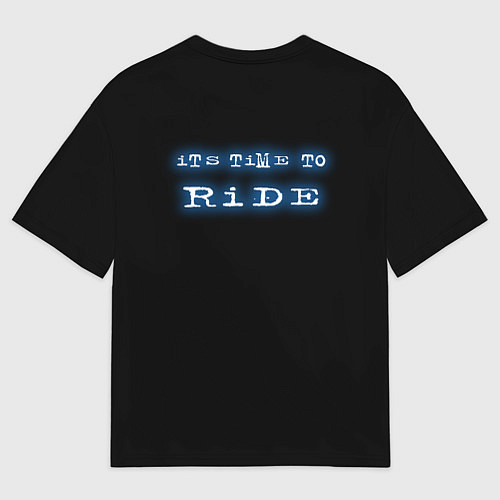 Женская футболка оверсайз Скейт - неон / 3D-принт – фото 2