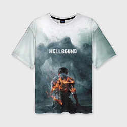 Женская футболка оверсайз Зов ада - hellbound