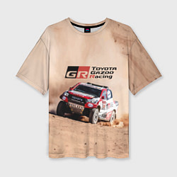 Женская футболка оверсайз Toyota Gazoo Racing Desert Rally