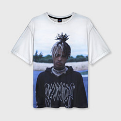 Футболка оверсайз женская XXXTentacion in a revenge hoodie, цвет: 3D-принт