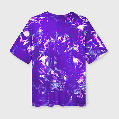 Женская футболка оверсайз Psychedelic abstract / 3D-принт – фото 2