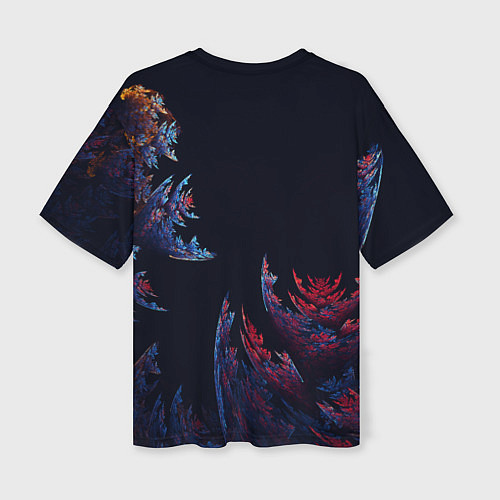 Женская футболка оверсайз Шипастый Коралловый Риф / 3D-принт – фото 2