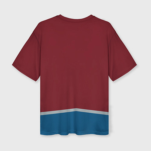 Женская футболка оверсайз Колорадо Эвеланш Форма / 3D-принт – фото 2