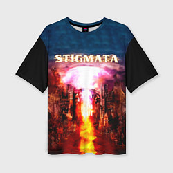 Женская футболка оверсайз Stigmata альбом