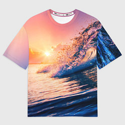 Футболка оверсайз женская Ocean element, цвет: 3D-принт