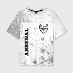 Женская футболка оверсайз Arsenal Sport на светлом фоне