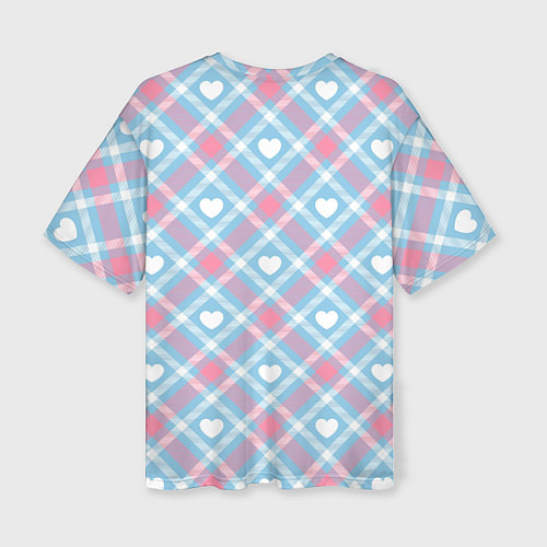 Женская футболка оверсайз Буквы Love - детский стиль / 3D-принт – фото 2