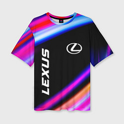 Женская футболка оверсайз Lexus Speed Lights