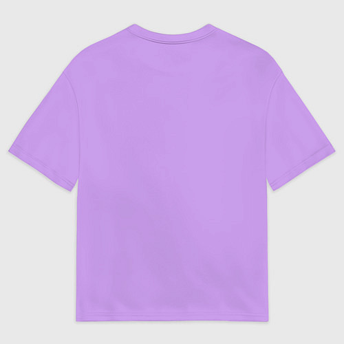 Женская футболка оверсайз Red lips and lollipop / 3D-принт – фото 2