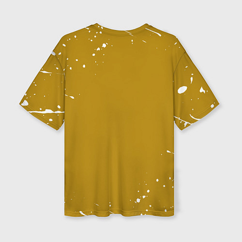 Женская футболка оверсайз Gone fludd - суперчуитс / 3D-принт – фото 2