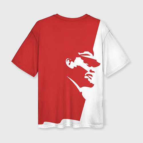Женская футболка оверсайз СССР Владимир Ильич Ленин / 3D-принт – фото 2
