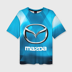 Футболка оверсайз женская Mazda - sport - абстракция, цвет: 3D-принт