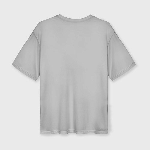Женская футболка оверсайз Забей болт / 3D-принт – фото 2